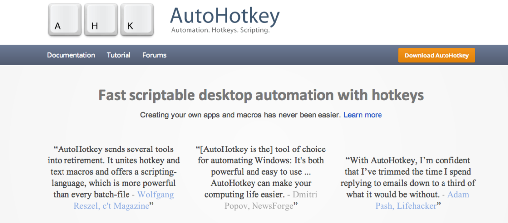useful autohotkey scripts
