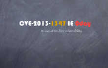 CVE-2013-1347 IE CCenericElement zeroday 취약점